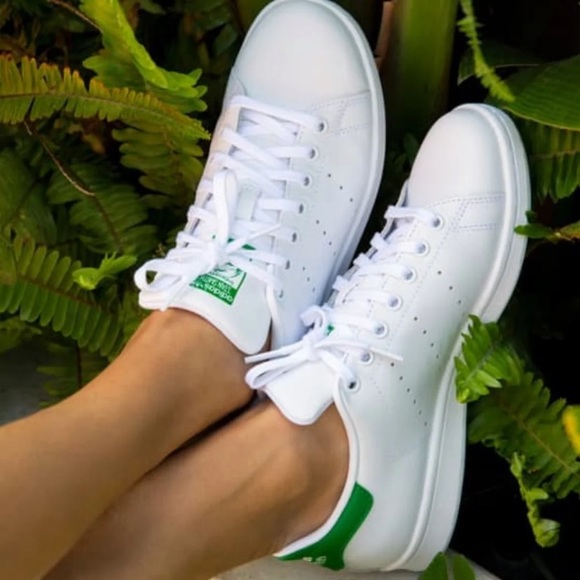 Adidas StanSmith Classic Green/White Sneaker Shoes - Picture 10 of 11